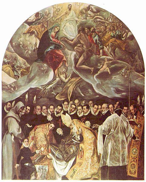 El Greco Begrabnis des Grafen von Orgaz oil painting image